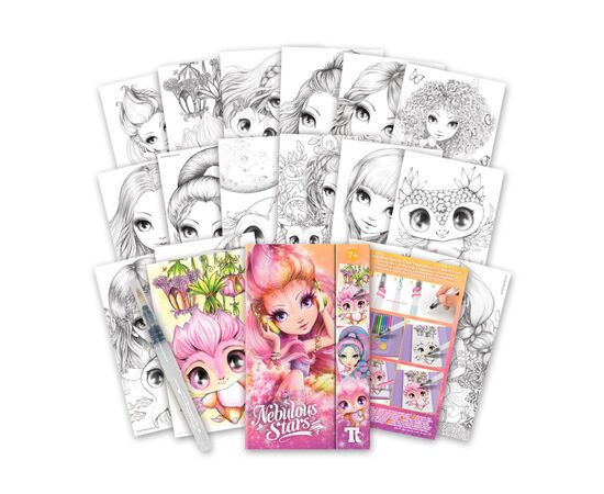 Набор для творчества Nebulous Stars Раскраска с водой Белые листы: возьми в дорогу (11452), изображение 5