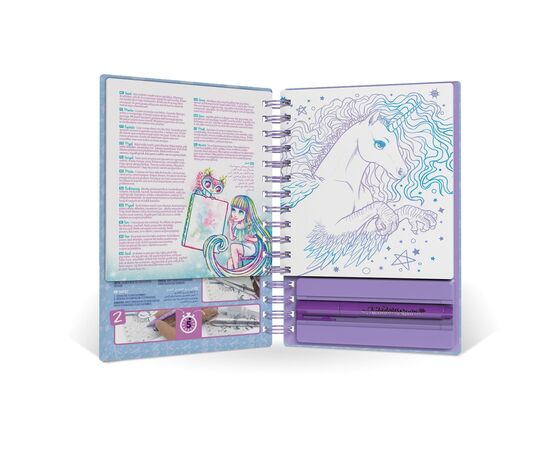 Набір для творчості Nebulous Stars Скетчбук Фантазійне мистецтво з фольги (11025), зображення 2 Набір для творчості Nebulous Stars Скетчбук Фантазійне мистецтво з фольги (11025), зображення 2