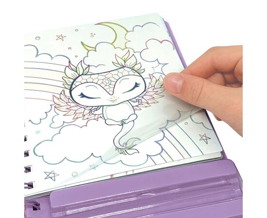 Набір для творчості Nebulous Stars Скетчбук Фантазійне мистецтво з фольги (11025), зображення 6 Набір для творчості Nebulous Stars Скетчбук Фантазійне мистецтво з фольги (11025), зображення 6