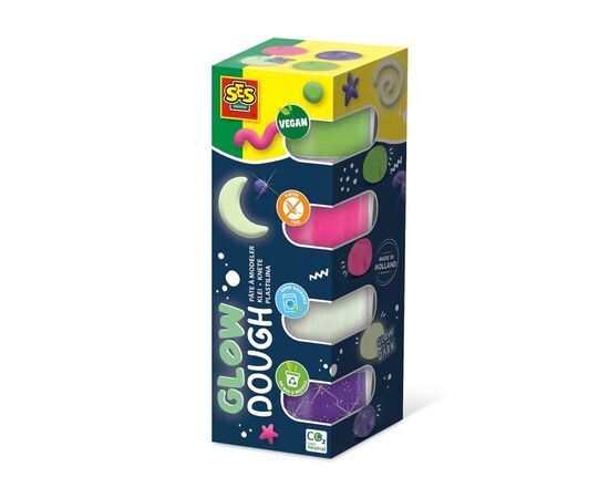 Набір для творчості Ses Creative Feel Good Dough Сяйво (00516S)