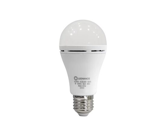 Лампочка LEDVANCE акумуляторна A60 8W 806Lm 6500К E27 (4099854102431)
