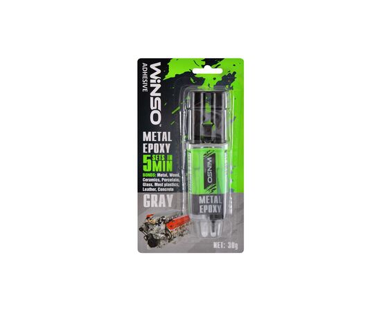 Клей WINSO эпоксидный двухкомпонентный Metal Epoxy 30g (300500)