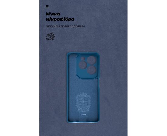 Чехол для мобильного телефона Armorstandart ICON Infinix Hot 40 Camera cover Dark Blue (ARM79056), изображение 4