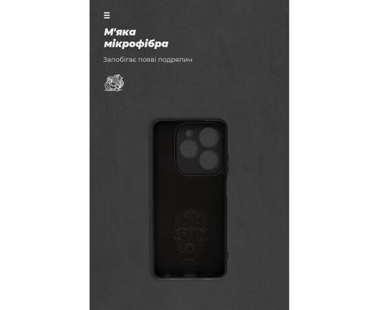 Чохол до мобільного телефона Armorstandart ICON Infinix Hot 40i Camera cover Black (ARM79057), зображення 4
