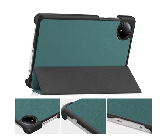 Чехол для планшета BeCover Smart Case Xiaomi Redmi Pad SE 8.7" Dark Green (711906), изображение 3 Чехол для планшета BeCover Smart Case Xiaomi Redmi Pad SE 8.7" Dark Green (711906), изображение 3