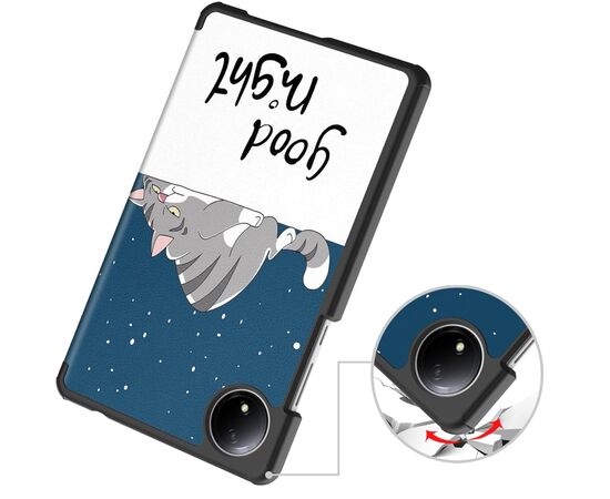 Чехол для планшета BeCover Smart Case Xiaomi Redmi Pad SE 8.7" Good Night (711912), изображение 6 Чехол для планшета BeCover Smart Case Xiaomi Redmi Pad SE 8.7" Good Night (711912), изображение 6