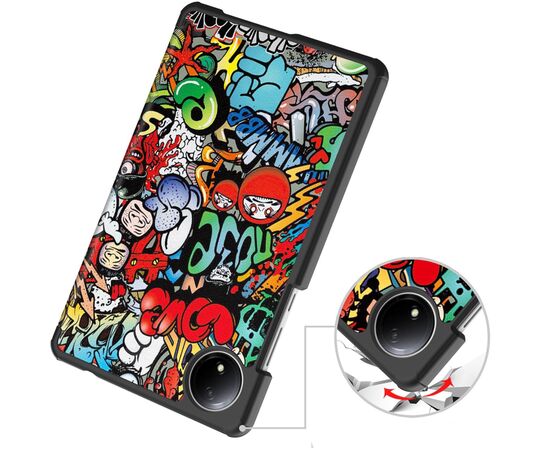 Чехол для планшета BeCover Smart Case Xiaomi Redmi Pad SE 8.7" Graffiti (711913), изображение 4 Чехол для планшета BeCover Smart Case Xiaomi Redmi Pad SE 8.7" Graffiti (711913), изображение 4