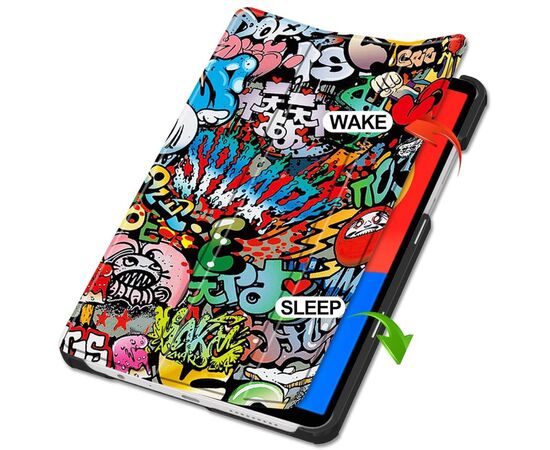 Чехол для планшета BeCover Smart Case Xiaomi Redmi Pad SE 8.7" Graffiti (711913), изображение 5 Чехол для планшета BeCover Smart Case Xiaomi Redmi Pad SE 8.7" Graffiti (711913), изображение 5
