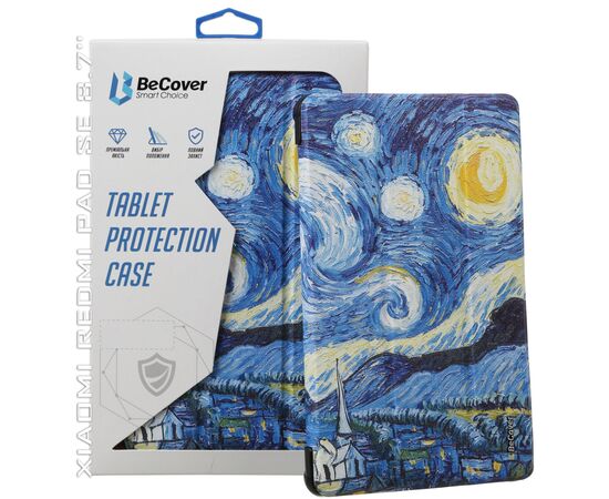Чехол для планшета BeCover Smart Case Xiaomi Redmi Pad SE 8.7" Night (711915), изображение 7 Чехол для планшета BeCover Smart Case Xiaomi Redmi Pad SE 8.7" Night (711915), изображение 7