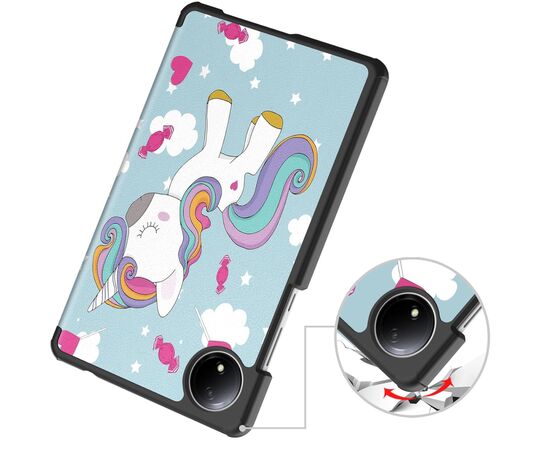 Чехол для планшета BeCover Smart Case Xiaomi Redmi Pad SE 8.7" Unicorn (711919), изображение 4 Чехол для планшета BeCover Smart Case Xiaomi Redmi Pad SE 8.7" Unicorn (711919), изображение 4
