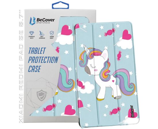 Чехол для планшета BeCover Smart Case Xiaomi Redmi Pad SE 8.7" Unicorn (711919), изображение 7 Чехол для планшета BeCover Smart Case Xiaomi Redmi Pad SE 8.7" Unicorn (711919), изображение 7