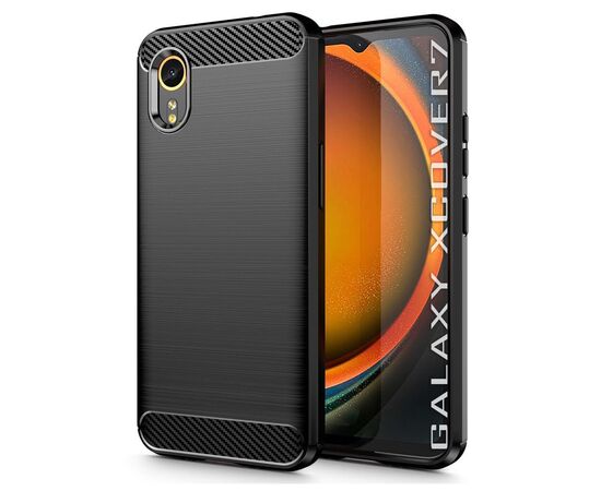 Чохол до мобільного телефона BeCover Carbon Series Samsung Galaxy Xcover7 Black (711892)