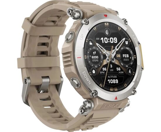 Смарт-часы Amazfit T-Rex Ultra Sahara (W2142EU2N) бежевий (1066609), изображение 2 Смарт-часы Amazfit T-Rex Ultra Sahara (W2142EU2N) бежевий (1066609), изображение 2