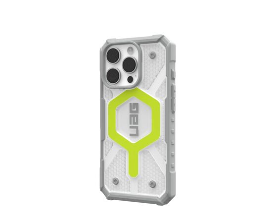 Чехол для мобильного телефона UAG iPhone 16 Pro Pathfinder Clear Magsafe Active Neon (114464118181), изображение 3 Чехол для мобильного телефона UAG iPhone 16 Pro Pathfinder Clear Magsafe Active Neon (114464118181), изображение 3