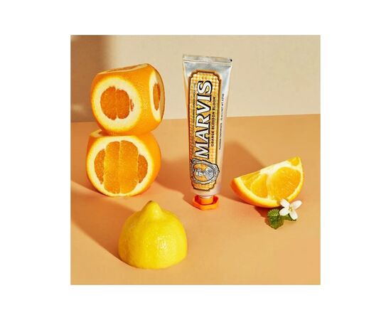 Зубна паста Marvis Квітка апельсина 75 мл (8004395111626), зображення 4 Зубна паста Marvis Квітка апельсина 75 мл (8004395111626), зображення 4