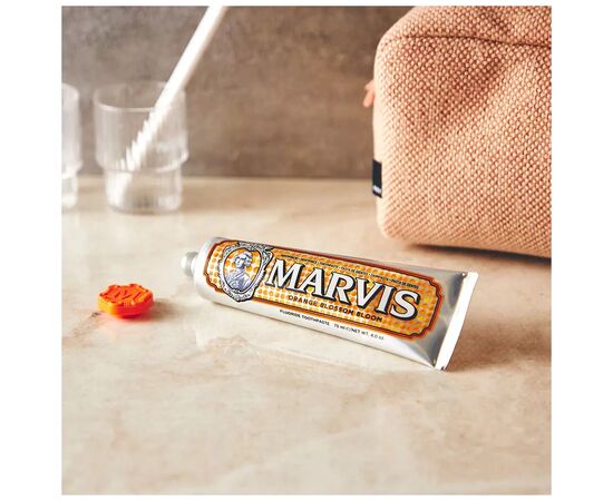 Зубна паста Marvis Квітка апельсина 75 мл (8004395111626), зображення 6 Зубна паста Marvis Квітка апельсина 75 мл (8004395111626), зображення 6