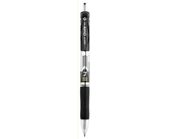 Ручка гелевая Baoke Elite автоматическая с гриппом 0,7 мм черная (PEN-BAO-PC1910-B)