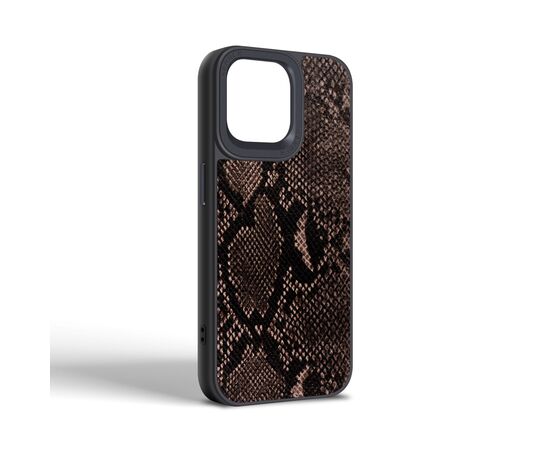 Чехол для мобильного телефона Harder Genuine Snake Apple iPhone 14 Pro Max Black (ARM76792), изображение 2 Чехол для мобильного телефона Harder Genuine Snake Apple iPhone 14 Pro Max Black (ARM76792), изображение 2