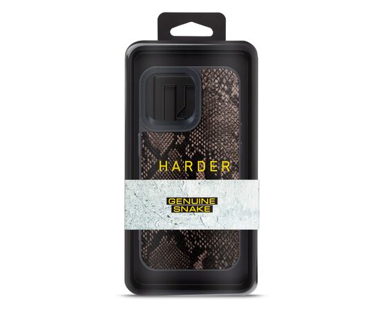 Чехол для мобильного телефона Harder Genuine Snake Apple iPhone 14 Pro Max Black (ARM76792), изображение 3 Чехол для мобильного телефона Harder Genuine Snake Apple iPhone 14 Pro Max Black (ARM76792), изображение 3