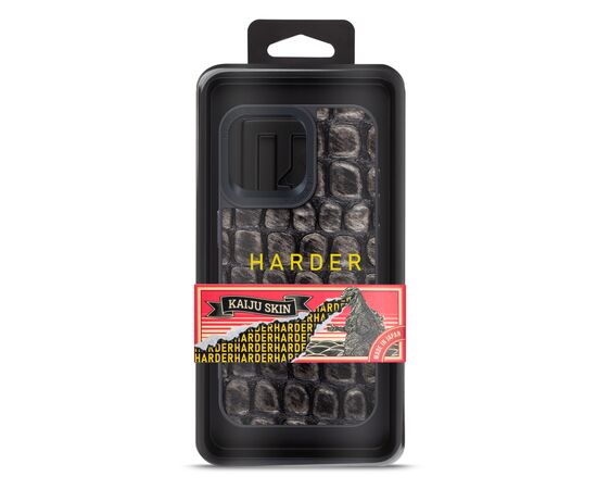 Чехол для мобильного телефона Harder Kaiju Skin Apple iPhone 15 Pro Max Black (ARM76845), изображение 3 Чехол для мобильного телефона Harder Kaiju Skin Apple iPhone 15 Pro Max Black (ARM76845), изображение 3