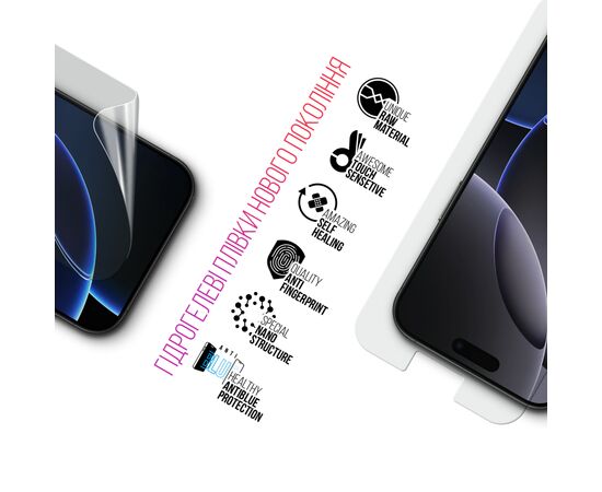 Пленка защитная Armorstandart Kit Clear + Anti-Blue Apple iPhone 16 Pro Max (ARM80684), изображение 3