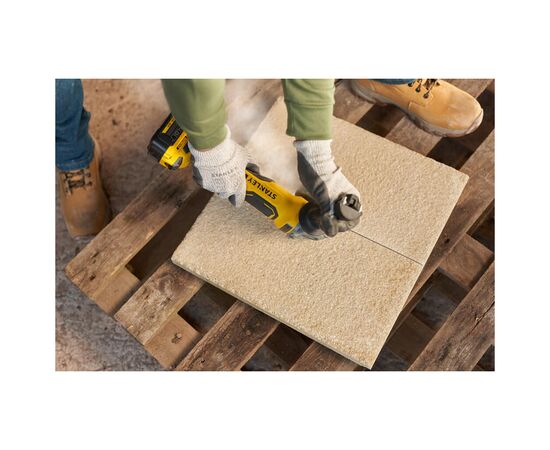 Шлифовальная машина Stanley угловая аккум безщеточная FATMAX,Li-Ion V20, 18В, 2x4Ah, 8000об/мин, 125 мм, кейс (SFMCG700M2K), изображение 5