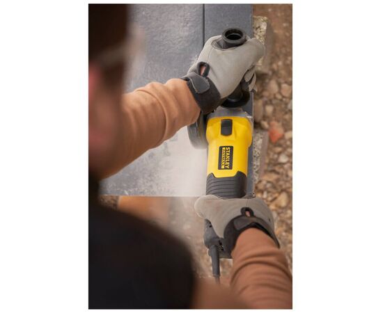 Шлифовальная машина Stanley угловая FATMAX, 1100 Вт, 3000-11000 об/мин, 125 мм, 2.2 кг (FMEG225VS), изображение 12
