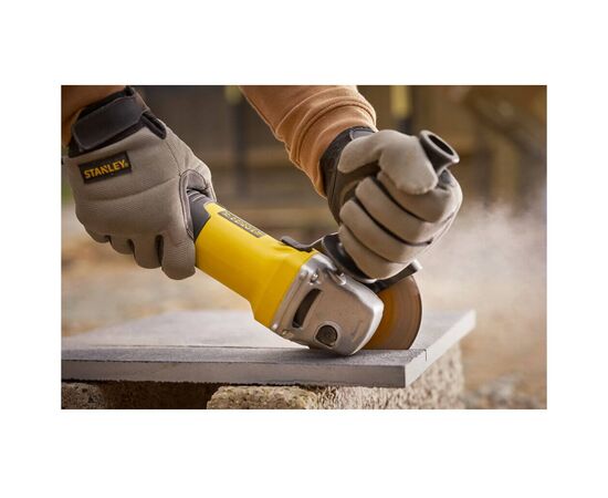 Шлифовальная машина Stanley угловая FATMAX, 1100 Вт, 3000-11000 об/мин, 125 мм, 2.2 кг (FMEG225VS), изображение 3