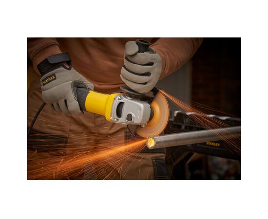Шлифовальная машина Stanley угловая FATMAX, 1100 Вт, 3000-11000 об/мин, 125 мм, 2.2 кг (FMEG225VS), изображение 5
