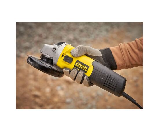 Шлифовальная машина Stanley угловая FATMAX, 1100 Вт, 3000-11000 об/мин, 125 мм, 2.2 кг (FMEG225VS), изображение 7