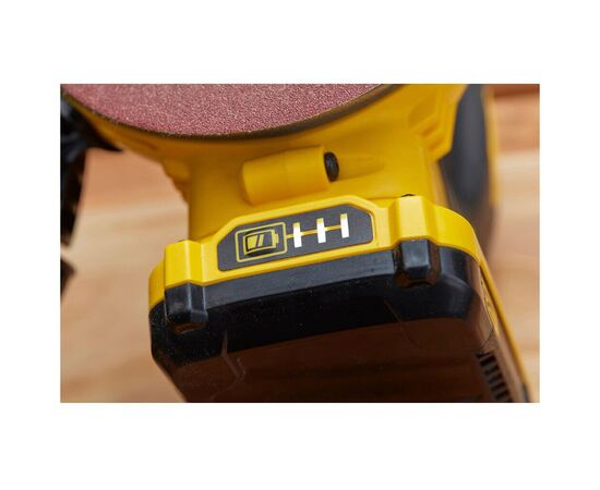 Шлифовальная машина Stanley эксцентриковая аккумуляторная FatMax, безщеточная,Li-Ion 18В,2Ah, 125 мм, 12000 об/мин (SFMCW220D1S), изображение 5