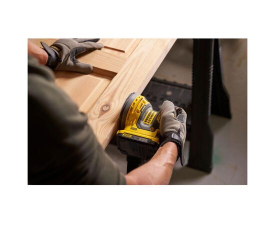 Шлифовальная машина Stanley эксцентриковая аккумуляторная FatMax, безщеточная,Li-Ion 18В,2Ah, 125 мм, 12000 об/мин (SFMCW220D1S), изображение 8