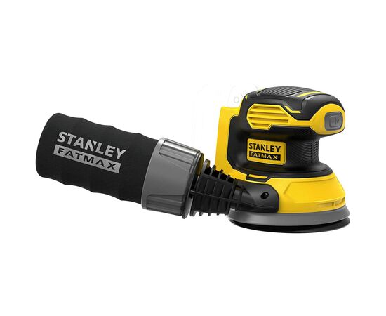 Шліфувальна машина Stanley ексцентрикова безщіткова FatMax, Li-Ion, 125 мм, 12000 об/хв, 1,02 кг (без АКБ та ЗП) (SFMCW220B)