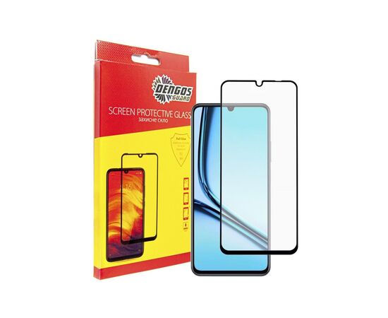 Стекло защитное Dengos Ful Glue Realme Note 50 (black) (TGFG-371)