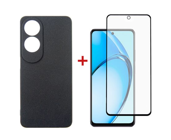 Чохол до мобільного телефона Dengos Oppo A60 Carbon + glass Black (DG-KM-103)