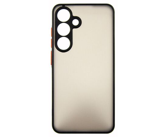 Чехол для мобильного телефона Dengos Samsung Galaxy S24 Matte + glass Black (DG-KM-109), изображение 2 Чехол для мобильного телефона Dengos Samsung Galaxy S24 Matte + glass Black (DG-KM-109), изображение 2