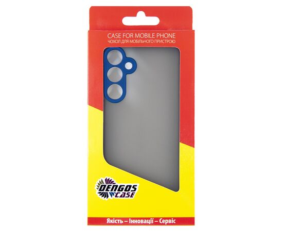 Чехол для мобильного телефона Dengos Matte Samsung Galaxy M35 5G Blue (DG-TPU-MATT-145), изображение 5 Чехол для мобильного телефона Dengos Matte Samsung Galaxy M35 5G Blue (DG-TPU-MATT-145), изображение 5