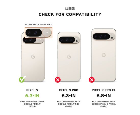 Чехол для мобильного телефона UAG Google Pixel 9 Pathfinder Pro Magnetic Black (614453114040), изображение 9 Чехол для мобильного телефона UAG Google Pixel 9 Pathfinder Pro Magnetic Black (614453114040), изображение 9