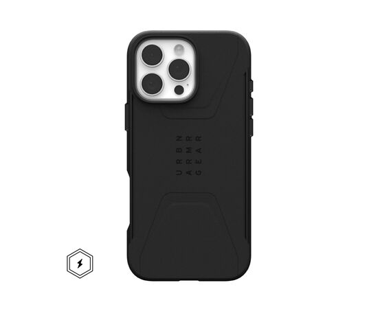 Чехол для мобильного телефона UAG iPhone 16 Pro Max Civilian Magsafe Black (114445114040)
