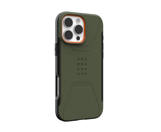 Чохол до мобільного телефона UAG iPhone 16 Pro Max Civilian Magsafe Olive Drab (114445117272), зображення 2 Чохол до мобільного телефона UAG iPhone 16 Pro Max Civilian Magsafe Olive Drab (114445117272), зображення 2