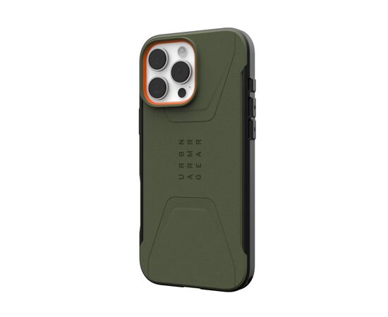Чохол до мобільного телефона UAG iPhone 16 Pro Max Civilian Magsafe Olive Drab (114445117272), зображення 3 Чохол до мобільного телефона UAG iPhone 16 Pro Max Civilian Magsafe Olive Drab (114445117272), зображення 3
