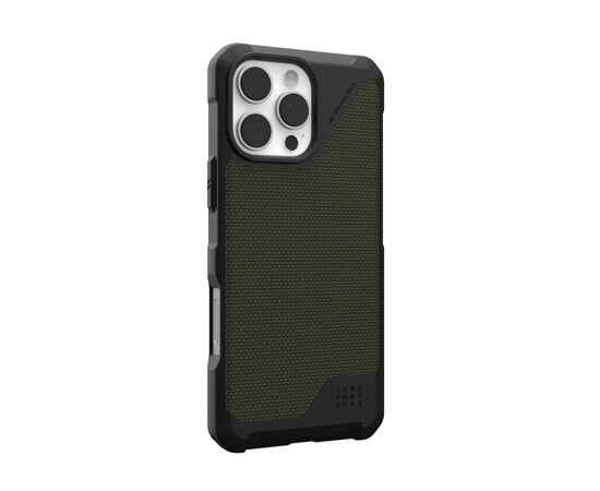 Чехол для мобильного телефона UAG iPhone 16 Pro Max Metropolis LT Magsafe Kevlar Olive (114453113972), изображение 2 Чехол для мобильного телефона UAG iPhone 16 Pro Max Metropolis LT Magsafe Kevlar Olive (114453113972), изображение 2