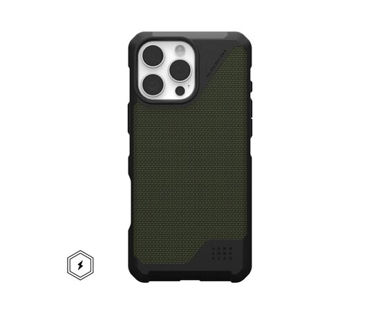 Чехол для мобильного телефона UAG iPhone 16 Pro Max Metropolis LT Magsafe Kevlar Olive (114453113972)