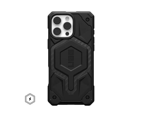 Чехол для мобильного телефона UAG iPhone 16 Pro Max Monarch Pro Magsafe Carbon Fiber (114457114242)