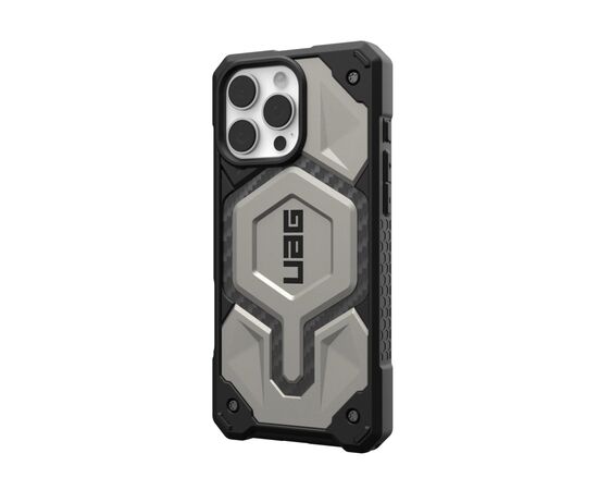 Чохол до мобільного телефона UAG iPhone 16 Pro Max Monarch Pro Magsafe Titanium (114457113636), зображення 3