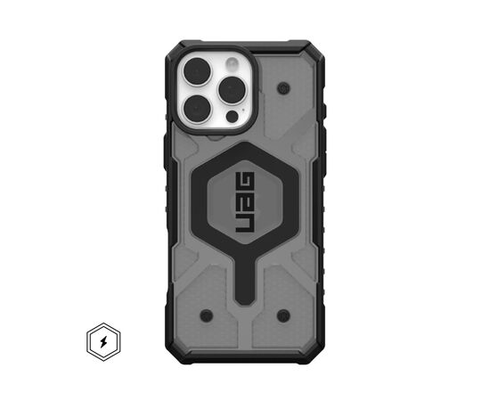 Чохол до мобільного телефона UAG iPhone 16 Pro Max Pathfinder Clear Magsafe Ash (114465113131)