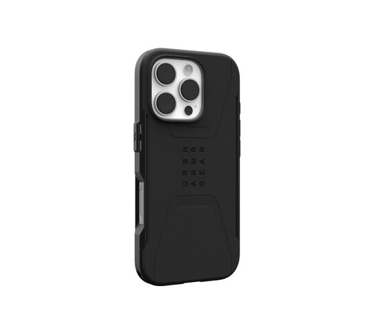 Чехол для мобильного телефона UAG iPhone 16 Pro Civilian Magsafe Black (114444114040), изображение 2 Чехол для мобильного телефона UAG iPhone 16 Pro Civilian Magsafe Black (114444114040), изображение 2