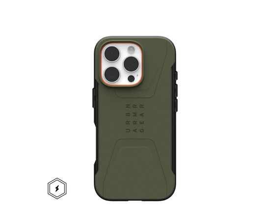 Чехол для мобильного телефона UAG iPhone 16 Pro Civilian Magsafe Olive Drab (114444117272)