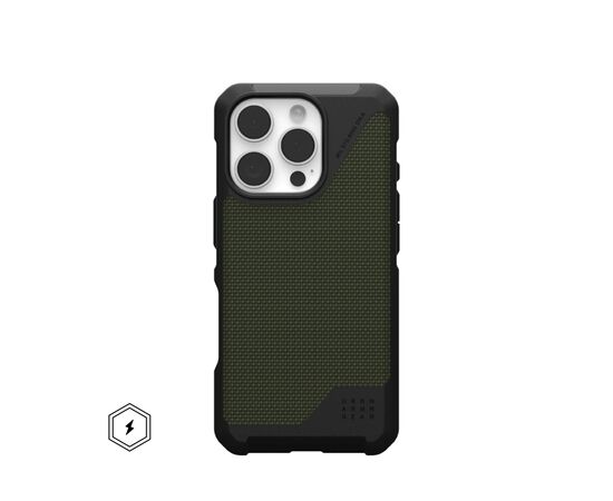 Чехол для мобильного телефона UAG iPhone 16 Pro Metropolis LT Magsafe Kevlar Olive (114452113972)