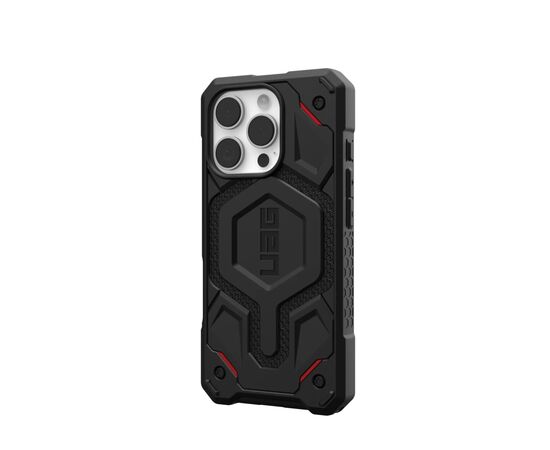 Чехол для мобильного телефона UAG iPhone 16 Pro Monarch Pro Magsafe Kevlar Black (114456113940), изображение 3 Чехол для мобильного телефона UAG iPhone 16 Pro Monarch Pro Magsafe Kevlar Black (114456113940), изображение 3